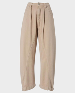 Beżowe spodnie Sicuro - Image #0