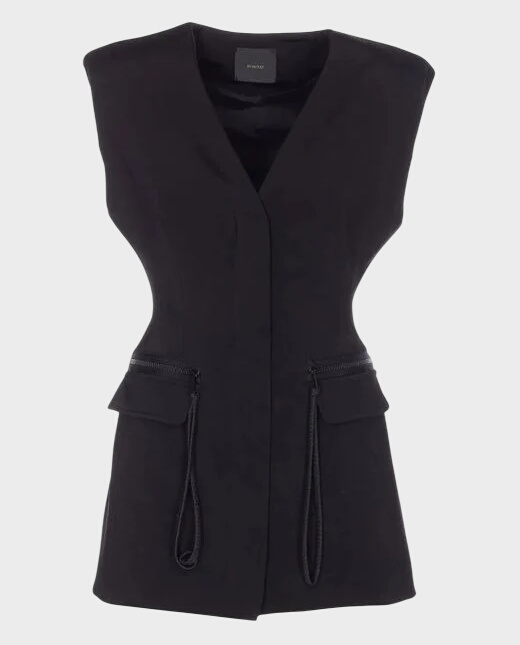 Czarna kamizelka Gitana