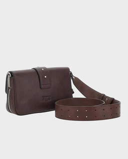 Bordowo-brązowa torebka Love One Slouchy Mini - Image #1