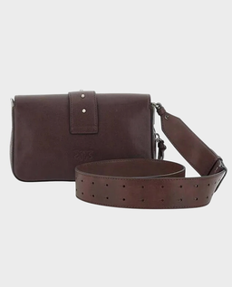 Bordowo-brązowa torebka Love One Slouchy Mini - Image #2