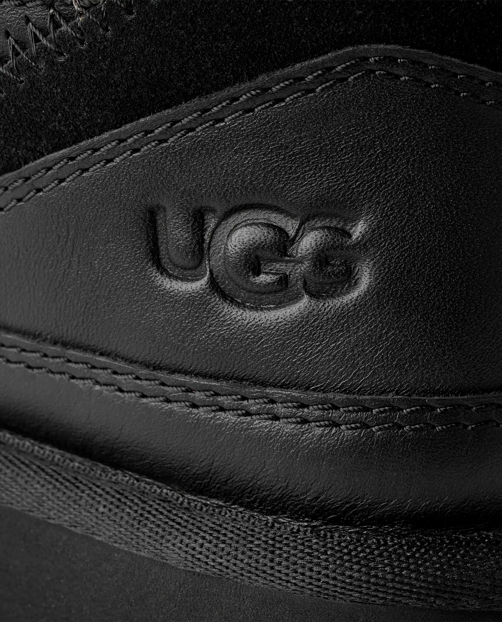 Czarne skórzane sneakersy Lowmel - Image #3