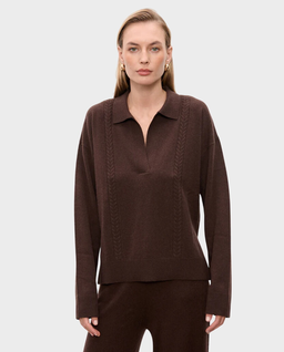 Brązowy sweter Emma - Image #0