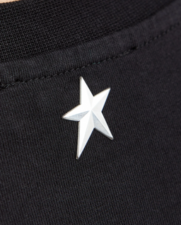 Czarna koszulka Mugler Logo T-Shirt - Image #7