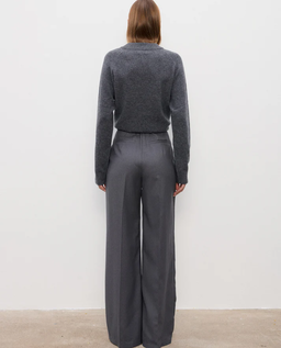 Szare wełniane spodnie Paul - Image #2