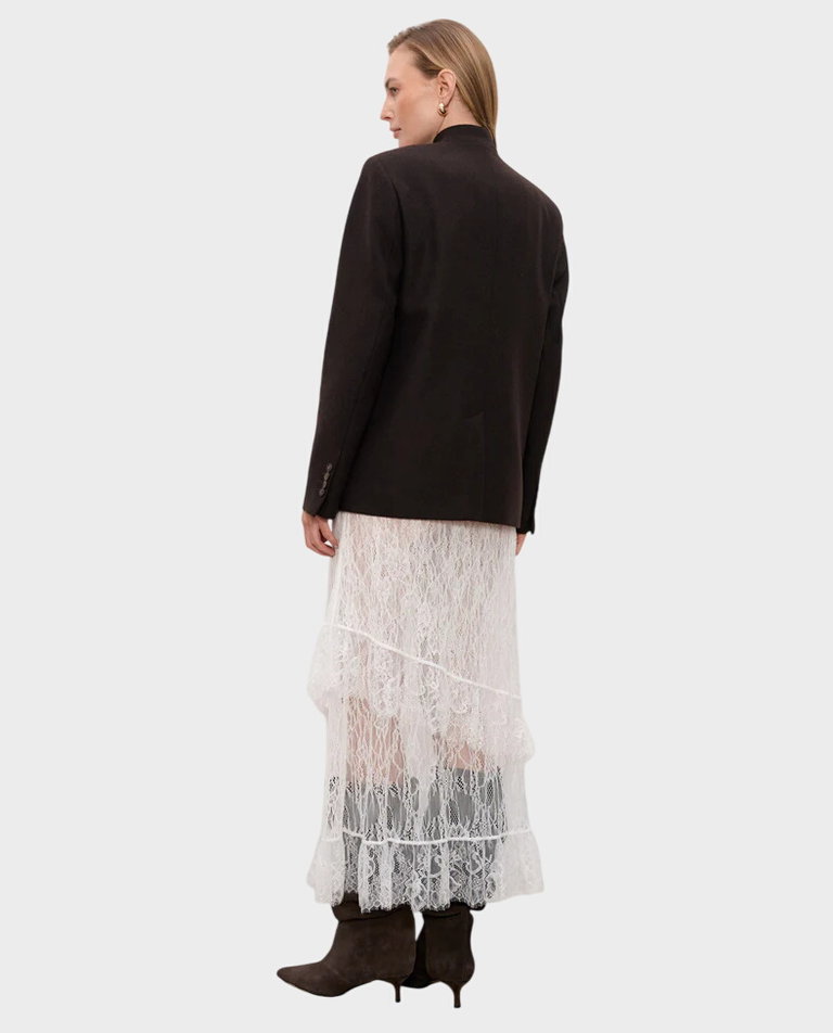 Biała spódnica z koronki Rome - Image #3