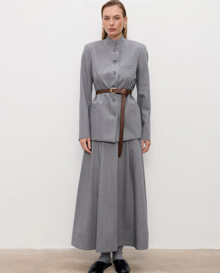 Jasnoszara marynarka Luna