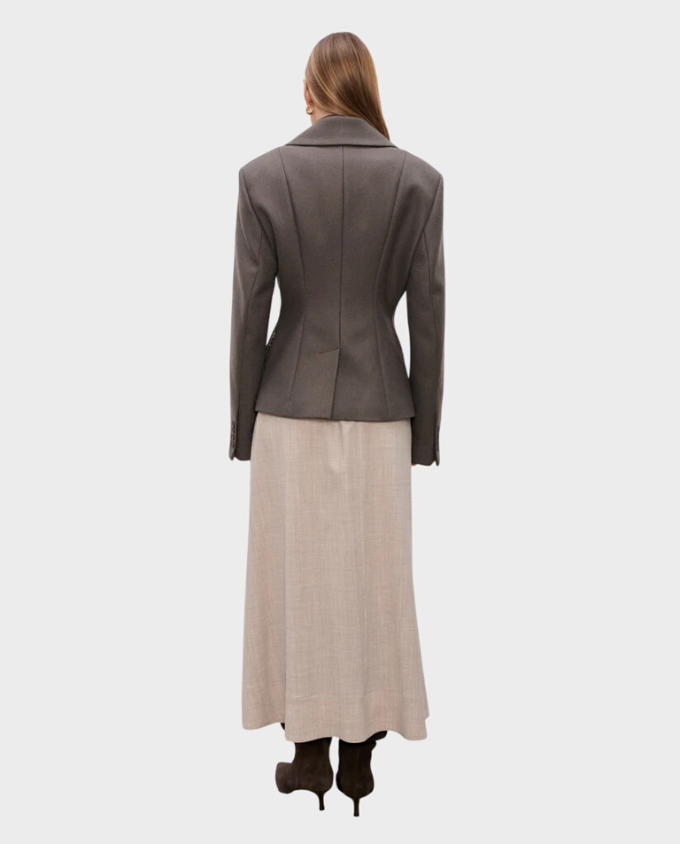 Beżowa wełniana spódnica Kristen - Image #2