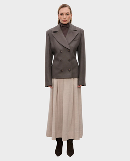 Beżowa wełniana spódnica Kristen - Image #1