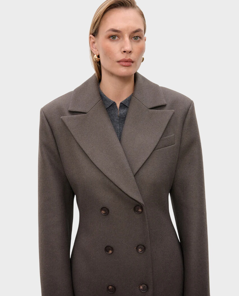 Ciemnoszary płaszcz Takuya - Image #2