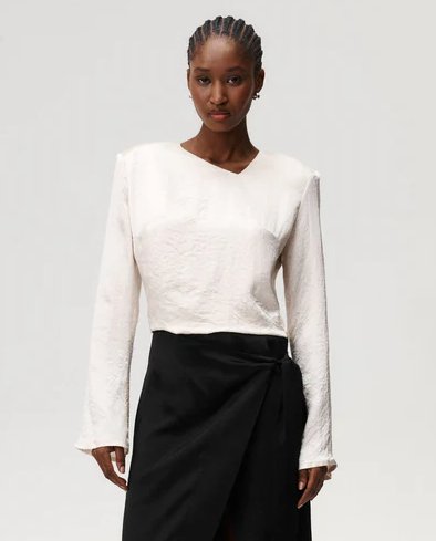 Kremowa bluzka Her World - Image #0