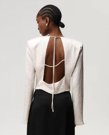 Kremowa bluzka Her World - Image #1