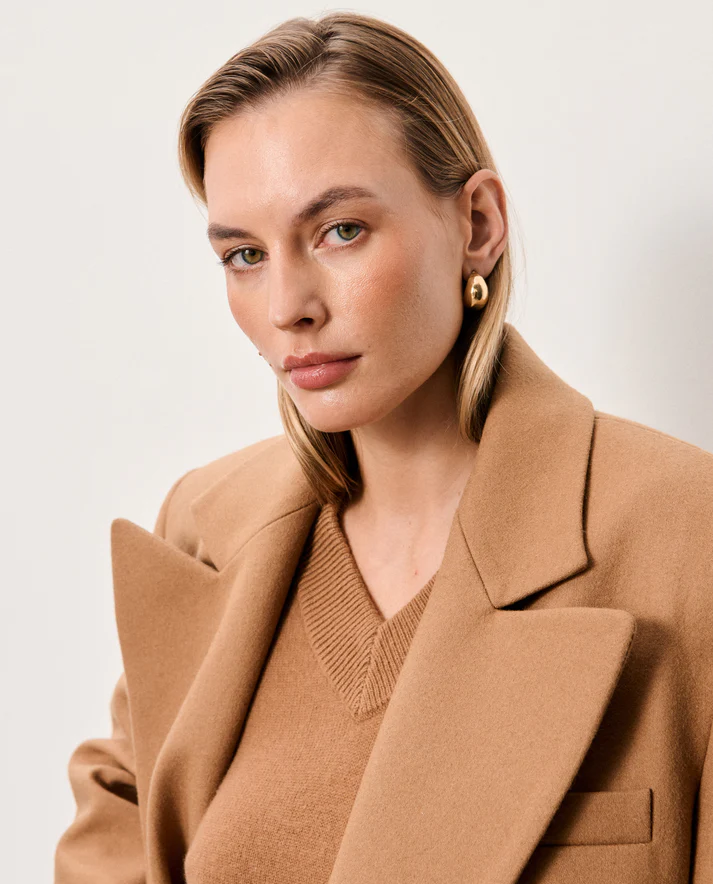 Wełniany płaszcz Kenta - Image #2