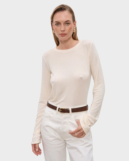 Kremowy longsleeve Henry - Image #0