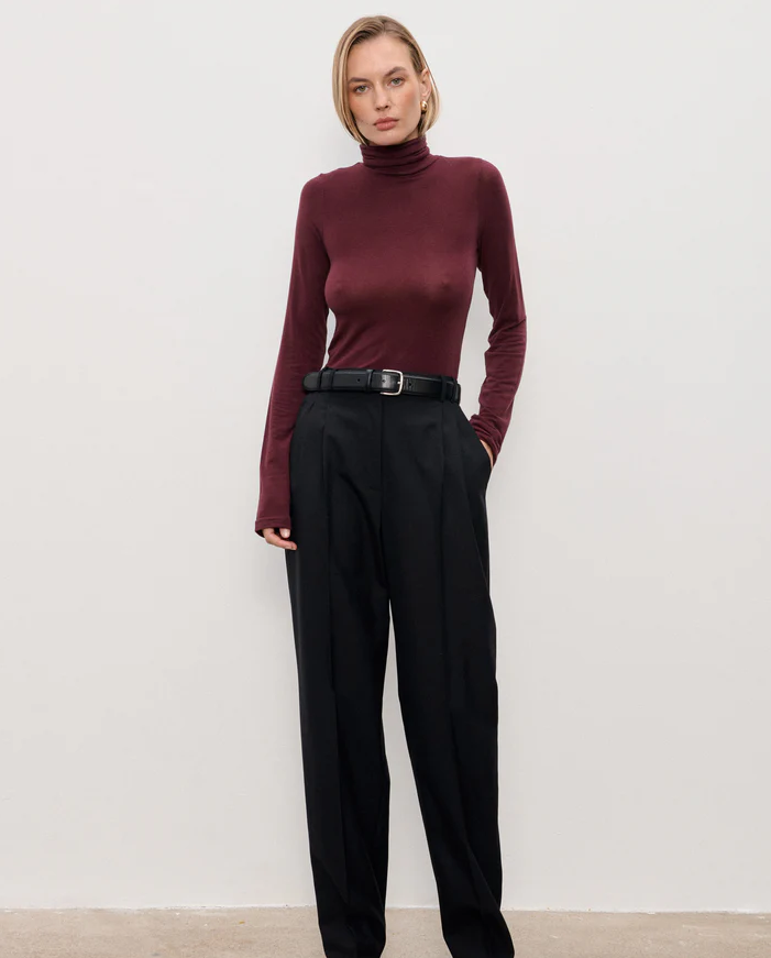 Burgundowy golf John