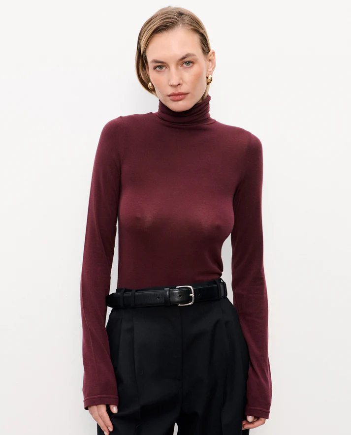 Burgundowy golf John