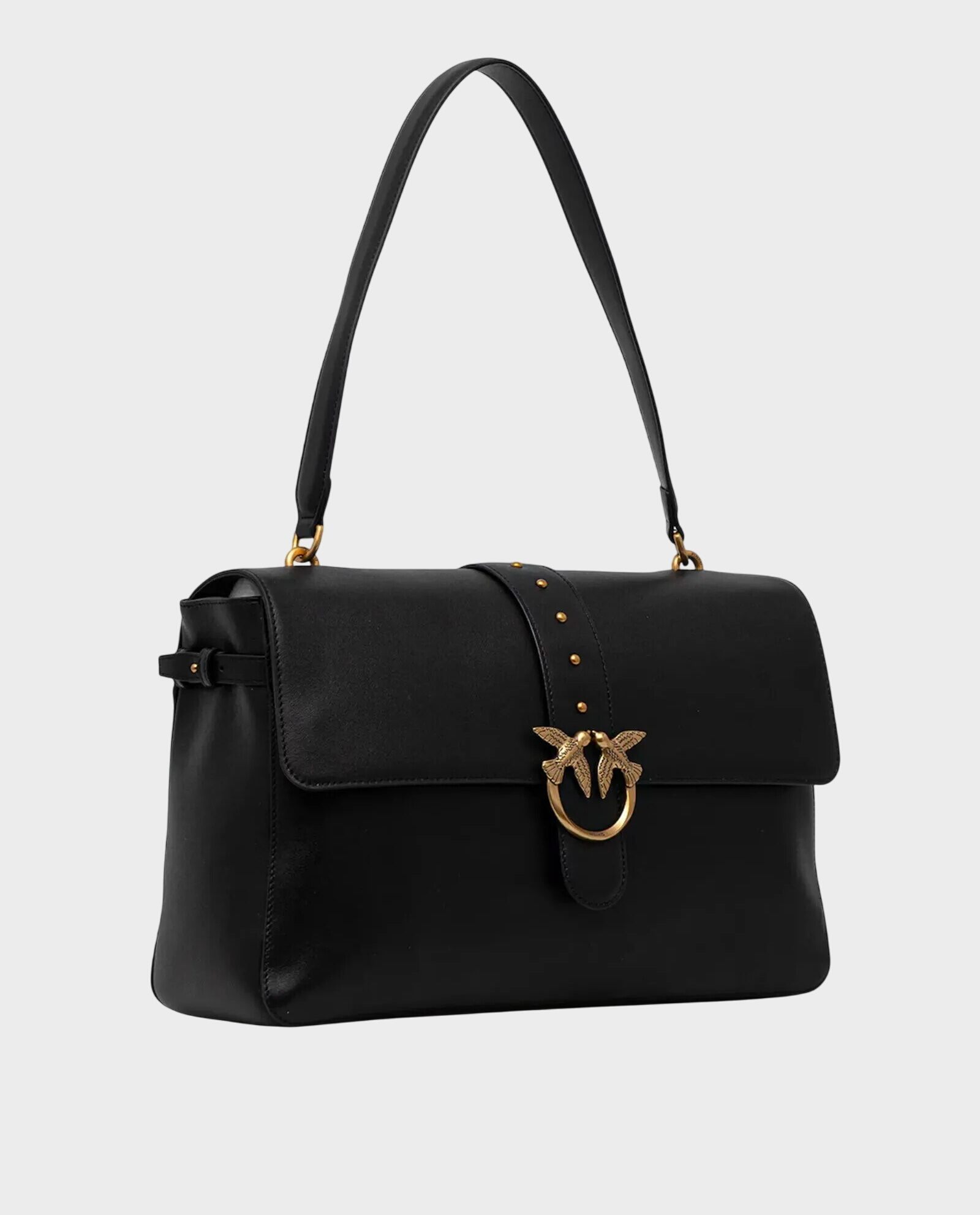 Czarna torebka Love One Extra Slouchy Vitello Morbido - Image #1