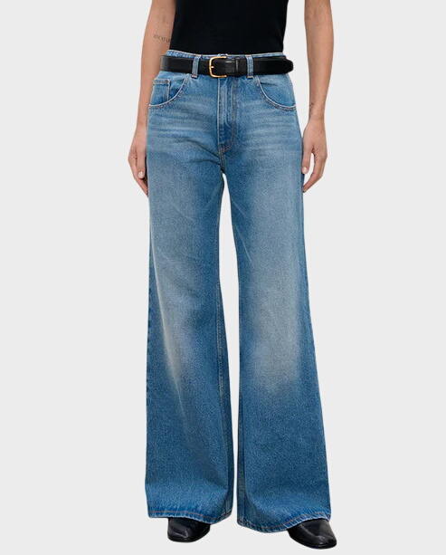 Jeansy z wysokim stanem Jenny