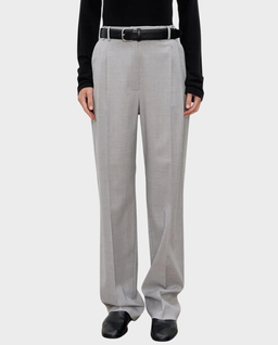 Szare wełniane spodnie Yua - Image #0