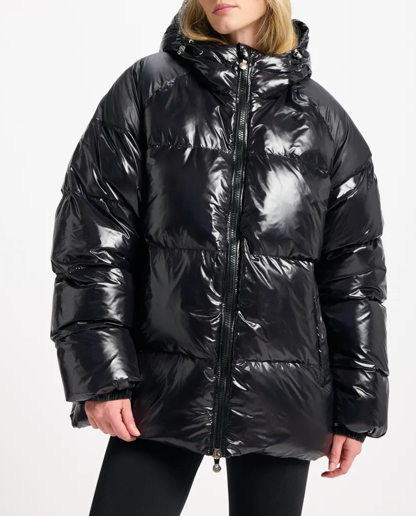 Czarna kurtka puchowa Sten - Image #1