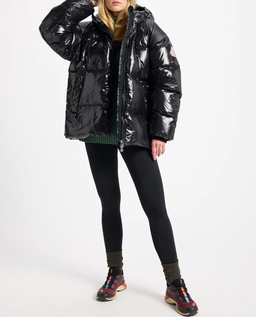 Czarna kurtka puchowa Sten - Image #1