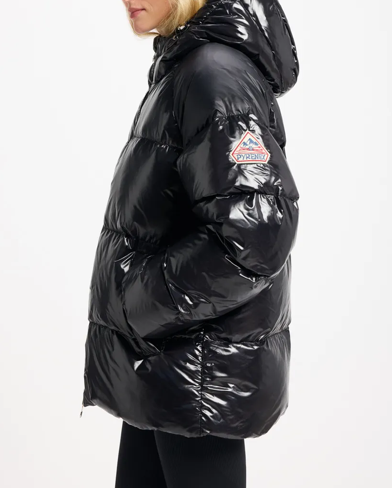 Czarna kurtka puchowa Sten - Image #2