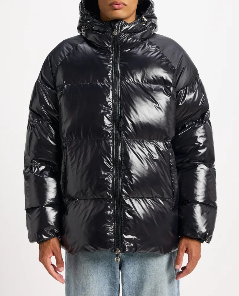 Czarna kurtka puchowa Sten - Image #4