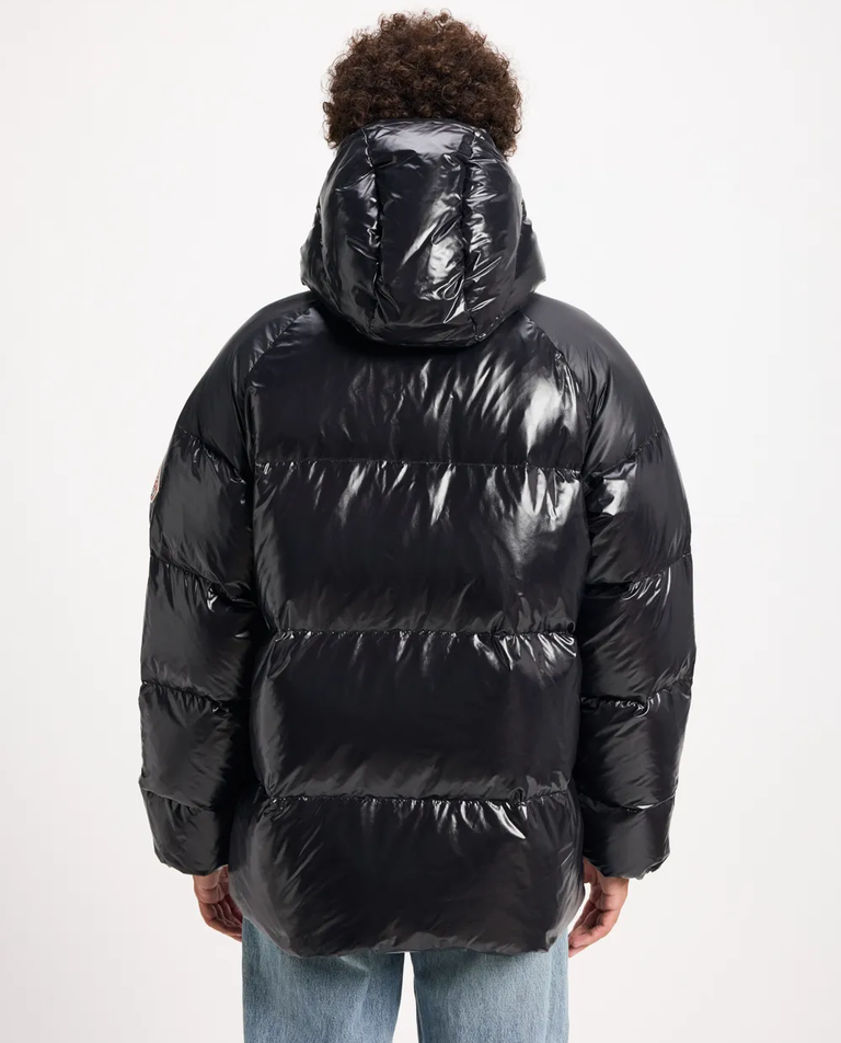 Czarna kurtka puchowa Sten - Image #8