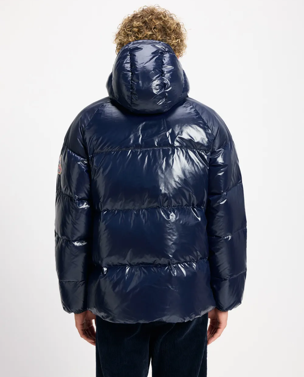 Granatowa kurtka puchowa Sten - Image #3