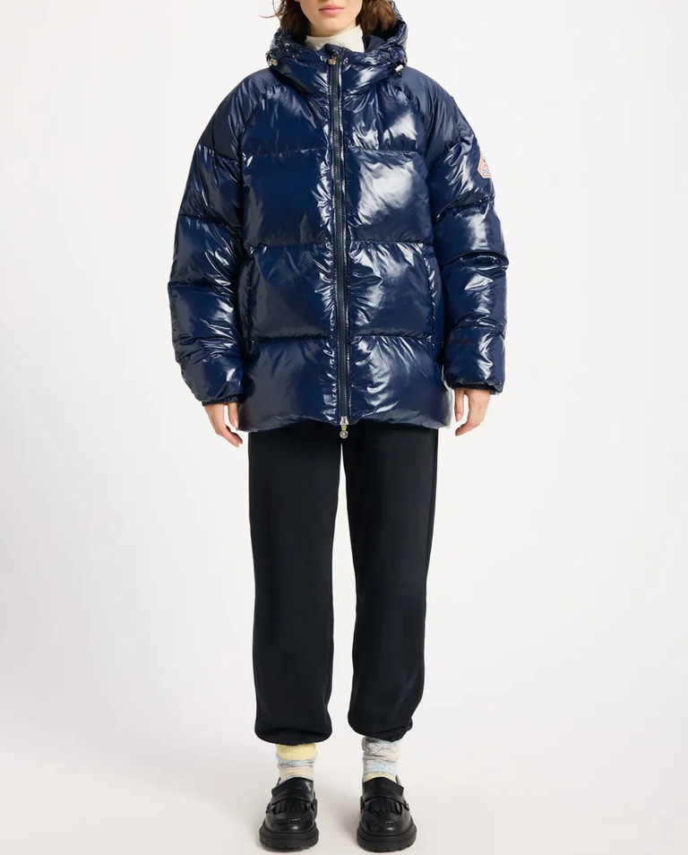 Granatowa kurtka puchowa Sten - Image #5