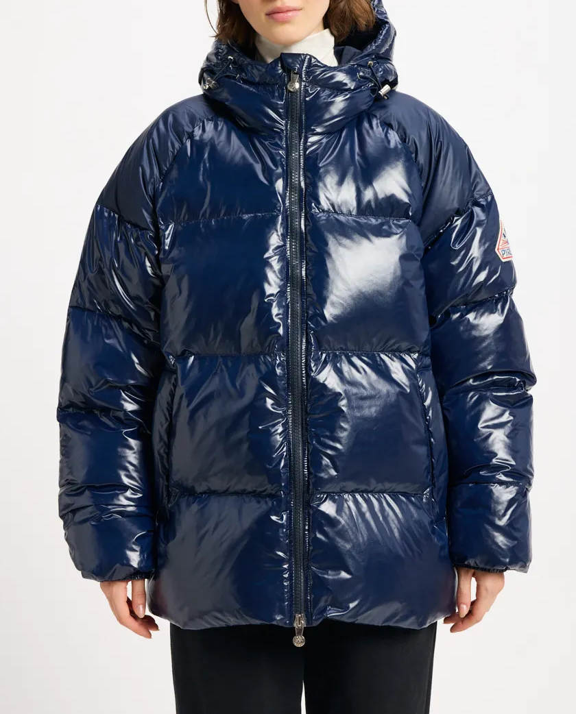 Granatowa kurtka puchowa Sten - Image #4