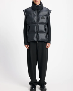 Czarny bezrękawnik puchowy Arbatan - Image #5