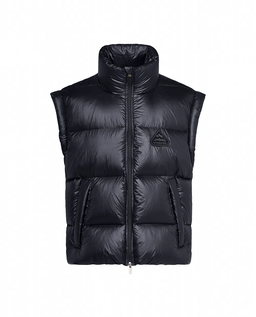 Czarny bezrękawnik puchowy Arbatan - Image #8