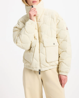 Kremowa kurtka puchowa Enola - Image #2