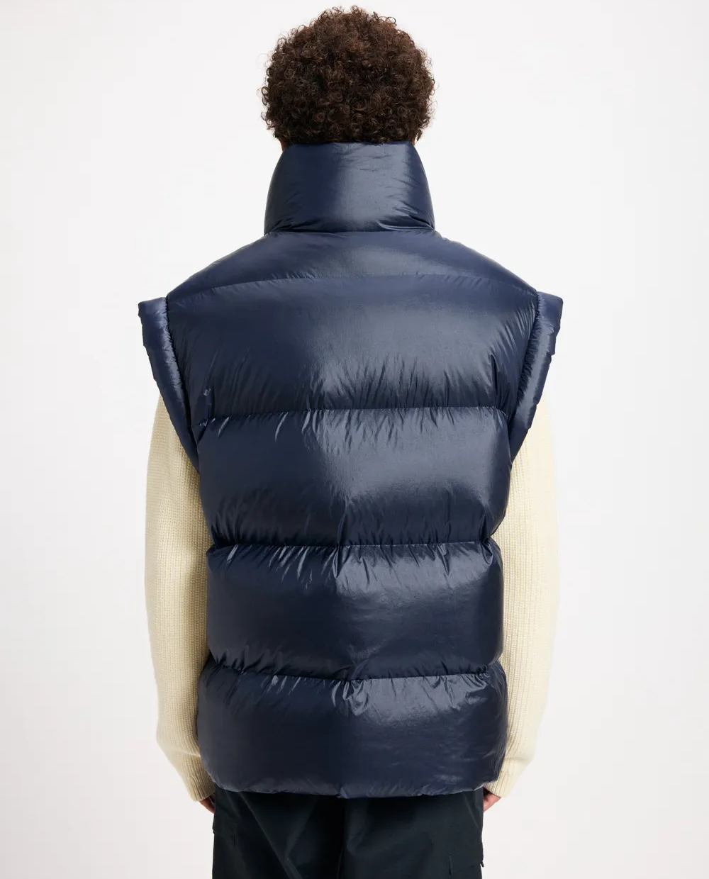 Granatowy bezrękawnik puchowy Arbatan - Image #9