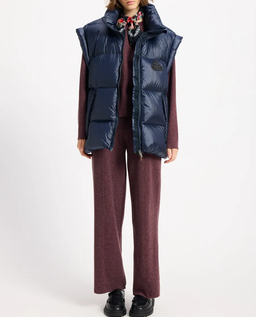 Granatowy bezrękawnik puchowy Arbatan - Image #1