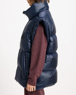 Granatowy bezrękawnik puchowy Arbatan - Image #3