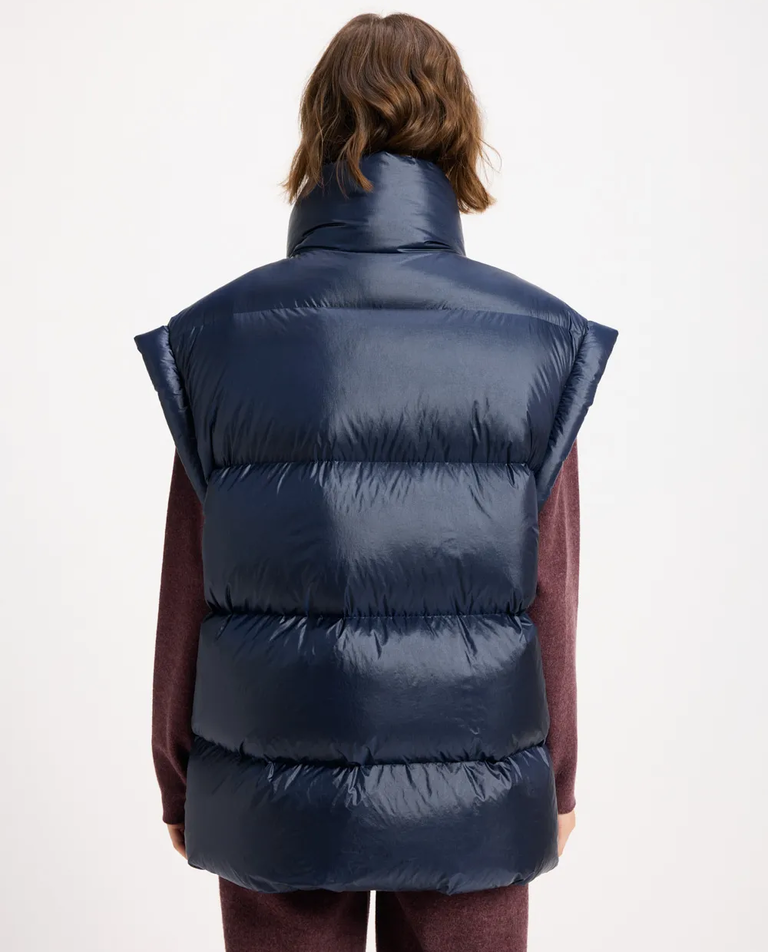 Granatowy bezrękawnik puchowy Arbatan - Image #4