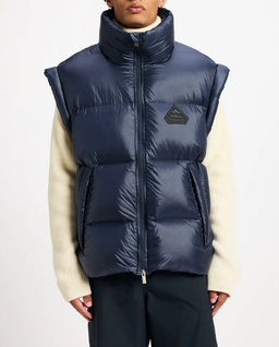 Granatowy bezrękawnik puchowy Arbatan - Image #5