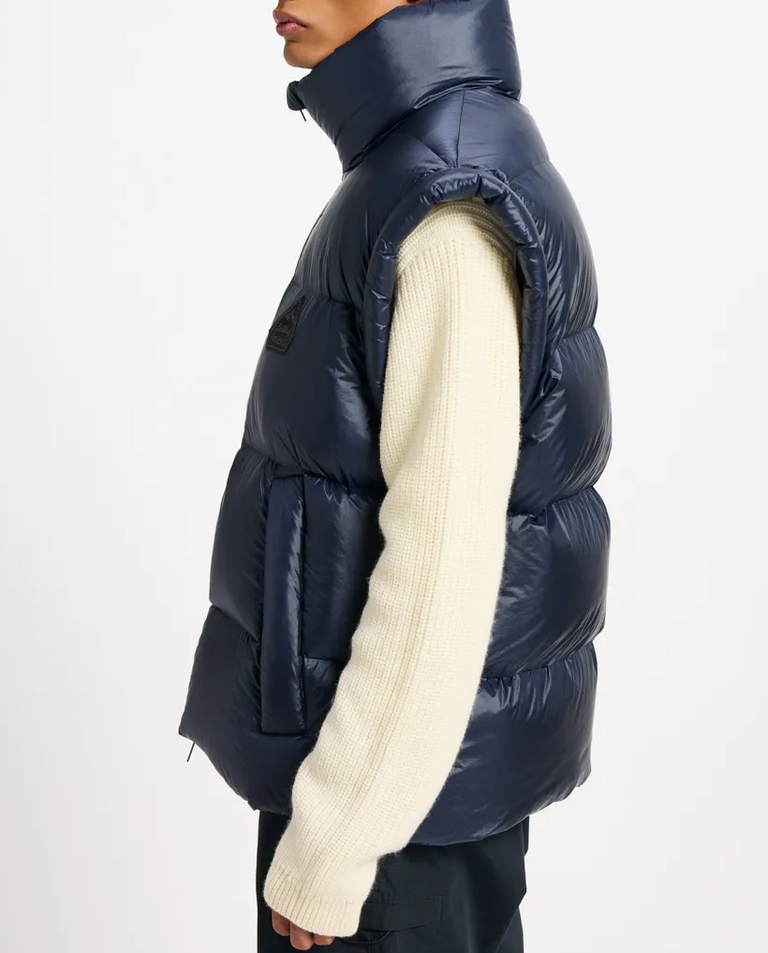 Granatowy bezrękawnik puchowy Arbatan - Image #8