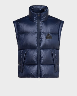 Granatowy bezrękawnik puchowy Arbatan - Image #10