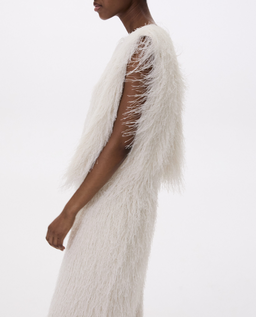 Biały top z  frędzlami - Image #2