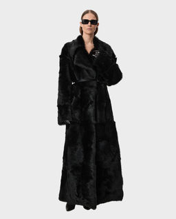 Czarne długie futro - Image #0
