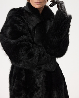 Czarne długie futro - Image #3