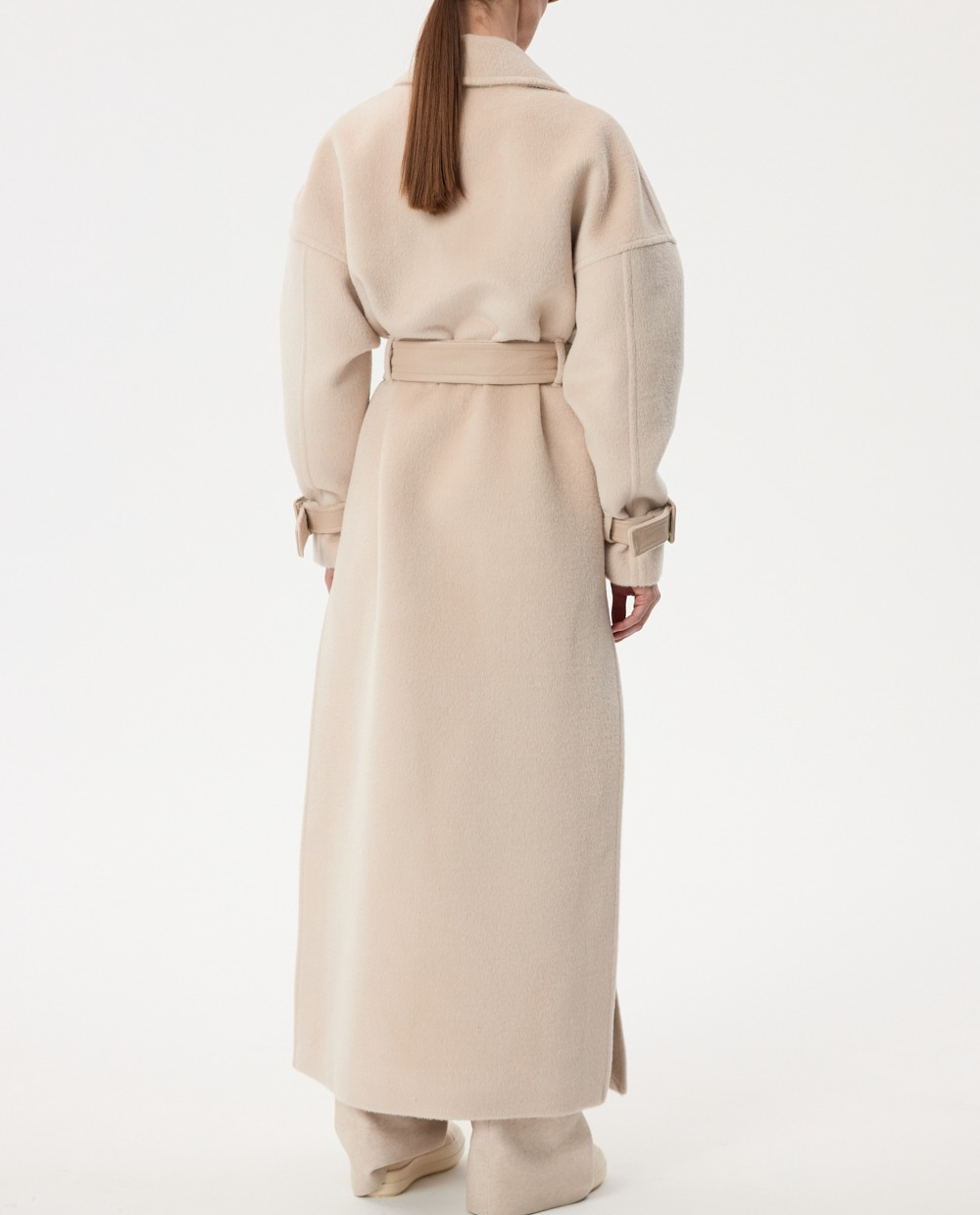 Beżowy płaszcz z alpaki - Image #6