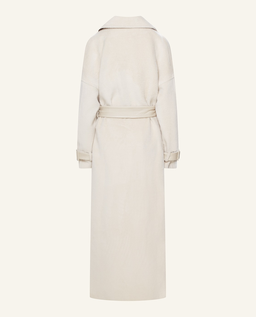 Beżowy płaszcz z alpaki - Image #9