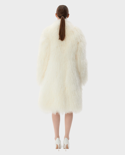 Futrzany płaszcz oversize - Image #3