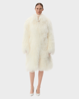 Futrzany płaszcz oversize - Image #2