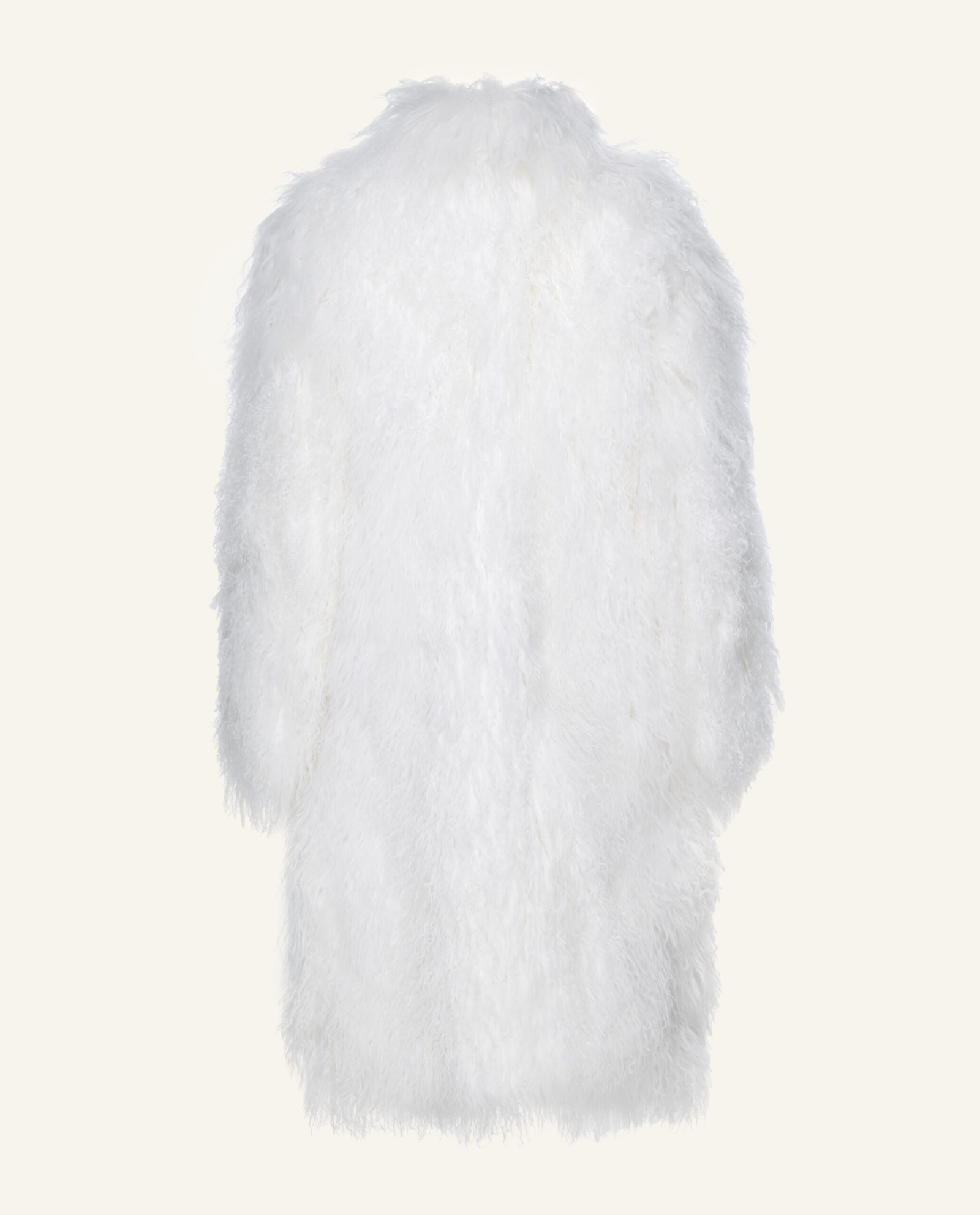 Futrzany płaszcz oversize - Image #10