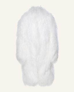 Futrzany płaszcz oversize - Image #11