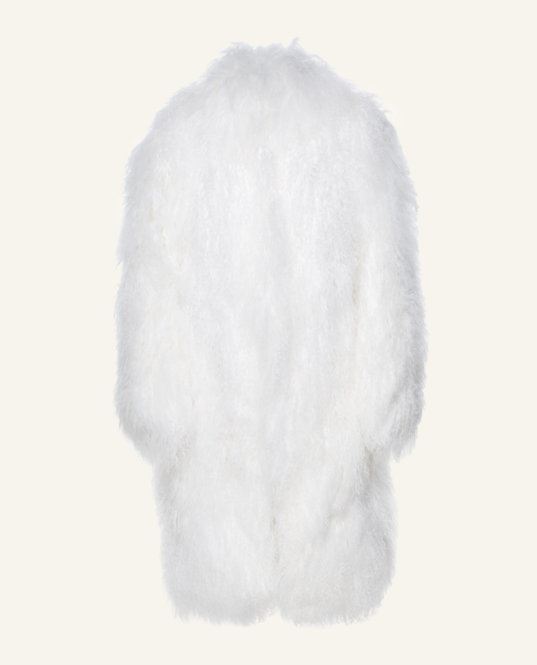 Futrzany płaszcz oversize - Image #11